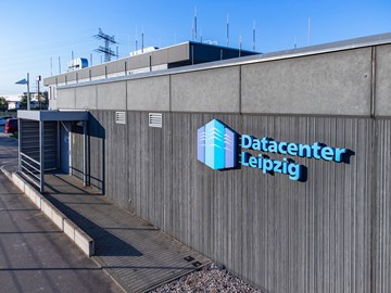 Datacenter Leipzig eins Drohnenaufnahme Rechenzentrum