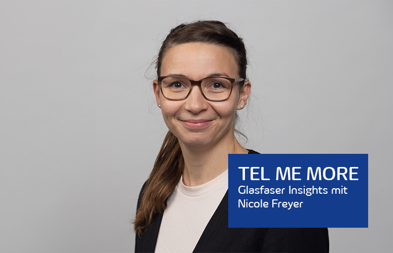 Porträt von Nicole Freyer, Mitarbeiterin der envia TEL