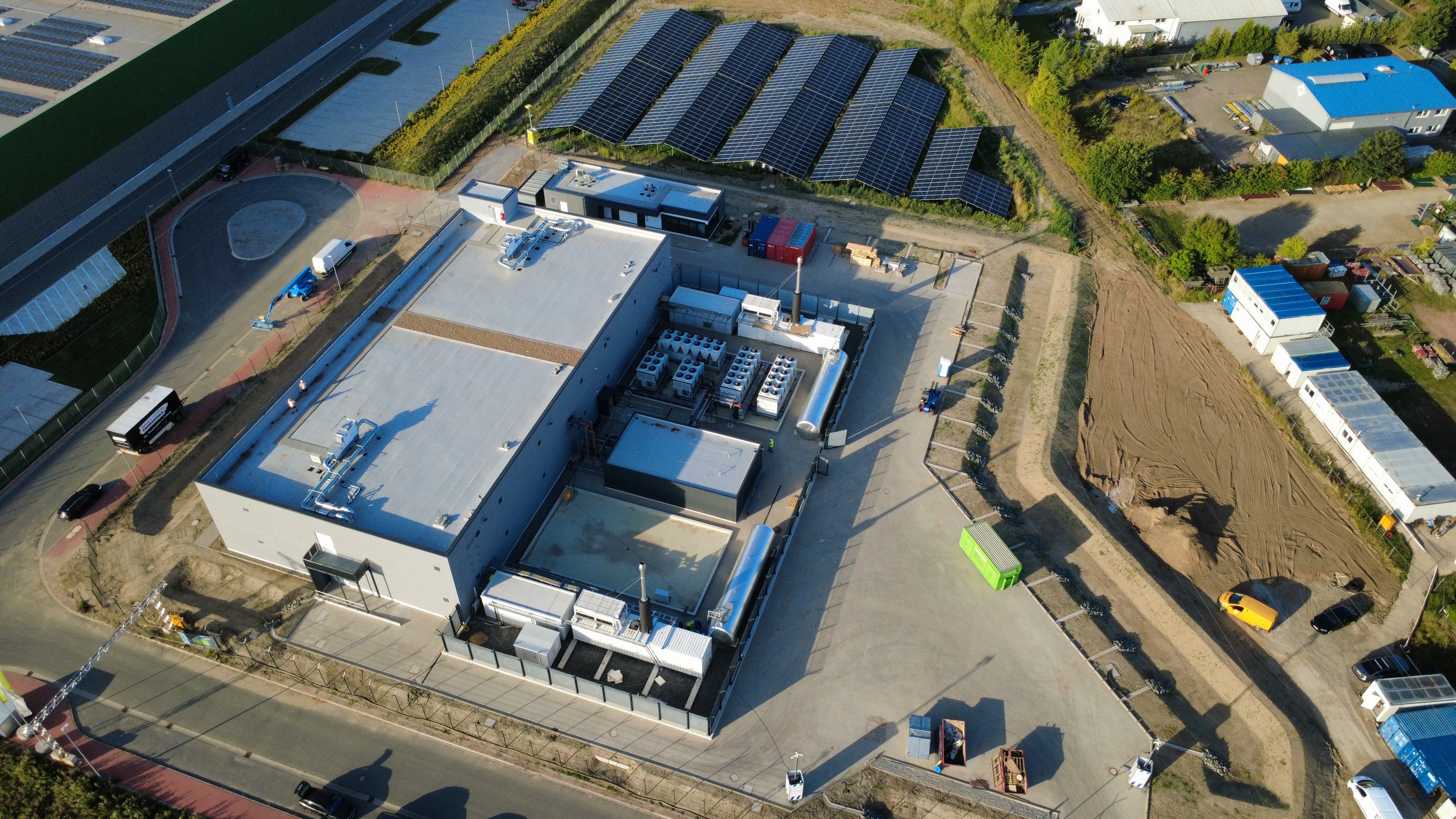 Aufnahme des Datacenter Hannover aus der Vogelperspektive