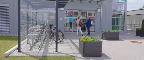 DE-CIX-Leipzig für Kunden Aufnahme des Datacenter Leipzig von außen