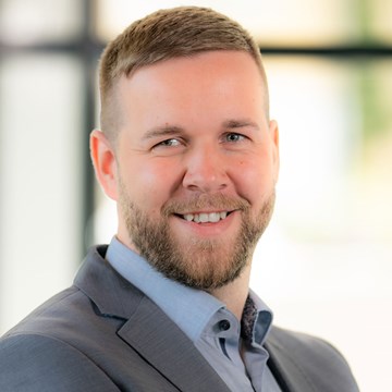 Porträt Christopher Förster Christopher Förster, Vertriebsmitarbeiter envia TEL