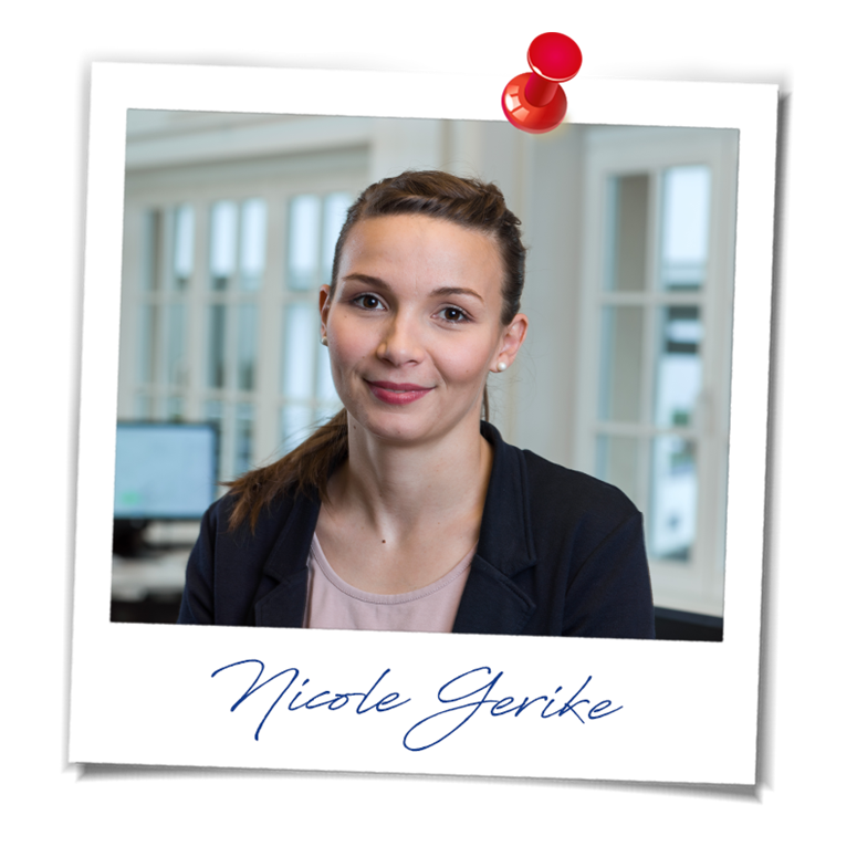 Porträt Nicole Gerike Porträt Nicole Gerike in Polaroid-Optik