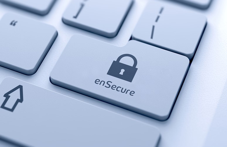 enSecure schließt Sicherheitslücke im MS Exchange Server Computertastatur zeigt ein Schloss-Symbol mit der Bezeichnung enSecure