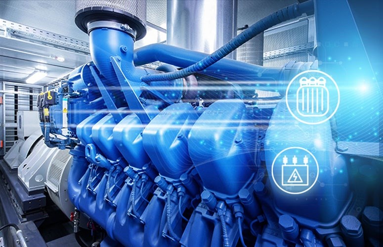 Stromausfall - Knockout für den Serverraum Notstromaggregat zur unterbrechungsfreien Stromversorgung im Datacenter