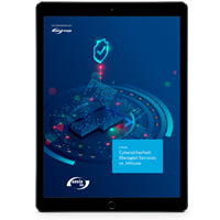 e-Book-Cybersicherheit-Managed-Services-vs-Inhouse_enviaTEL Tablet stellt e-Book der enviaTEL dar: Cybersicherheit Managed Services vs Inhouse