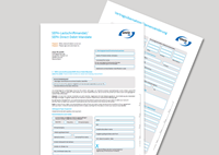 Allgemeine Formulare Zwei Formulare der enviaTEL