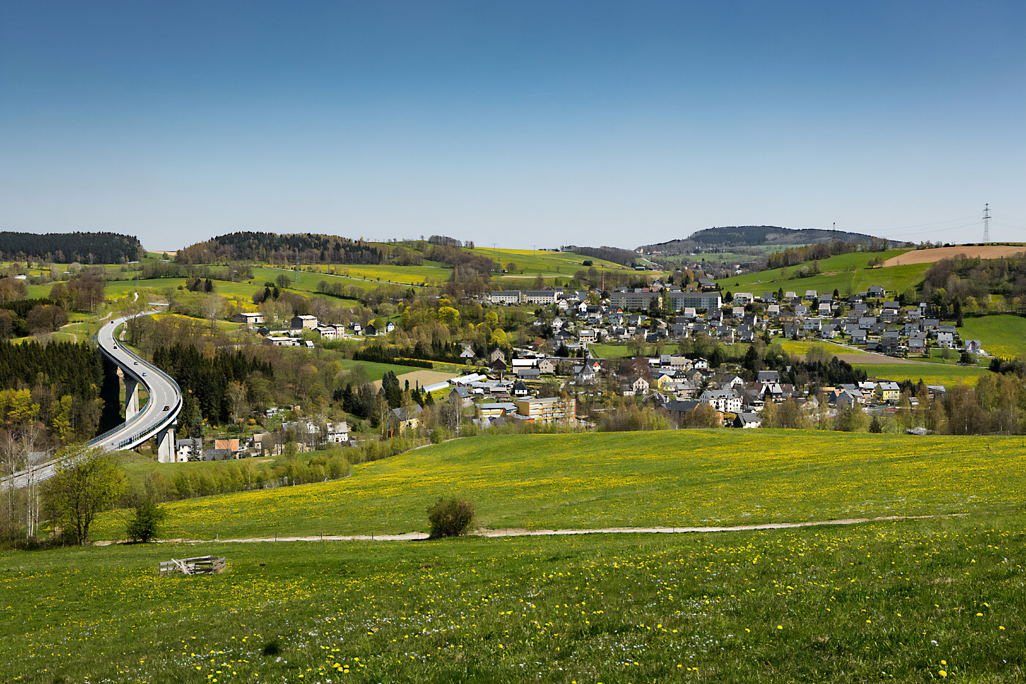 Erzgebirger Landschaft, Foto von Erik Wagler