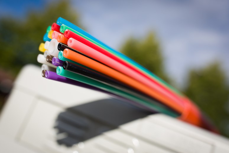 Glasfaser Bündel aus Glasfaserleerrohren