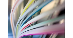 Glasfaser Nahaufnahme von Glasfaserkabeln