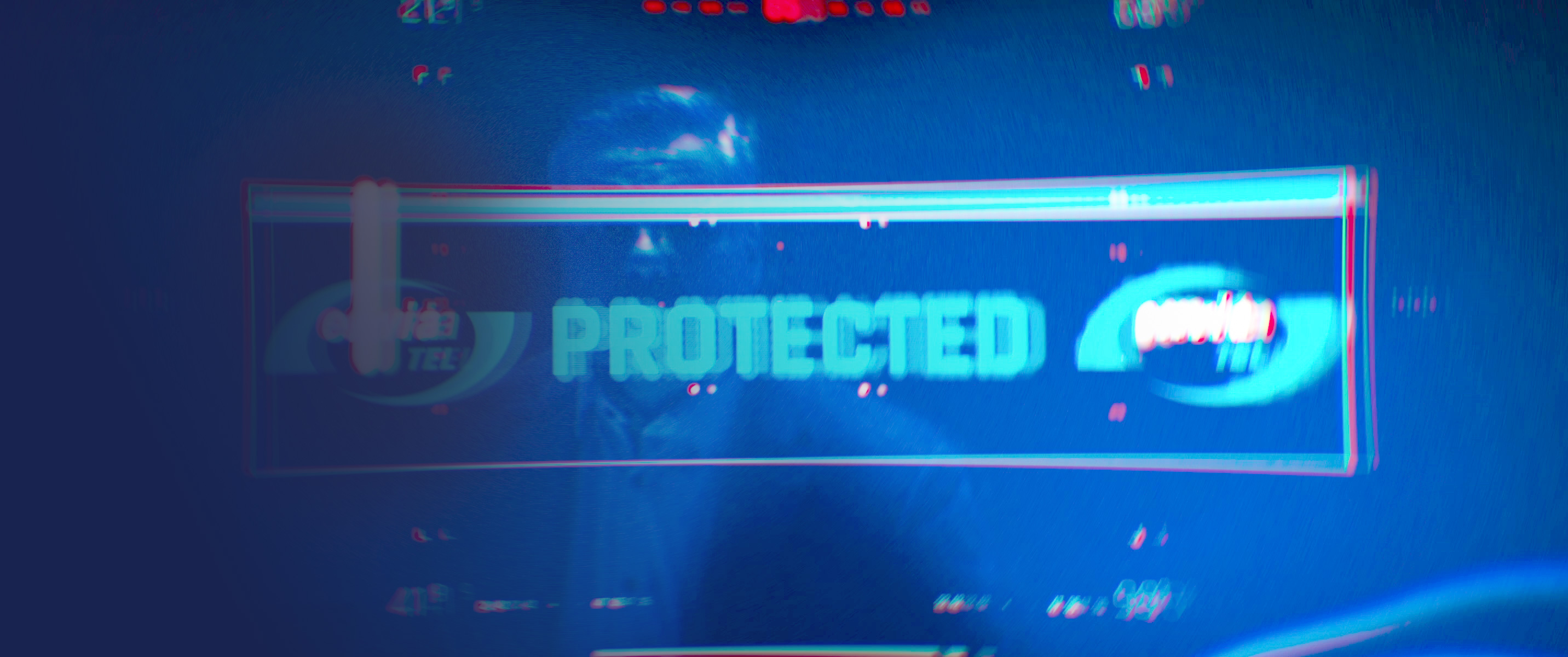 Digitaler Text auf einem Bildschirm mit envia TEL Logo