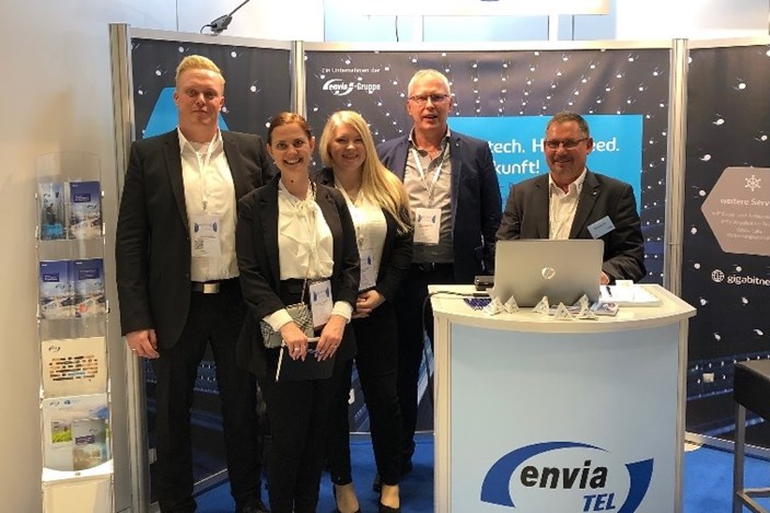 BREKO FIBER DAYS 2019 envia TEL Messestand zu den BREKO FIBER DAYS 2019